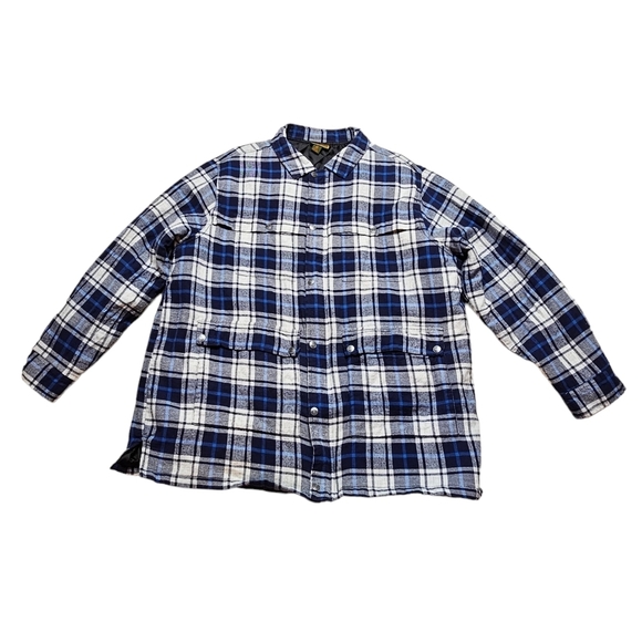 Boulder Creek Trading Company Other - Boulder Creek Trading Company Quilt Lined Shacket Zipper and Snap Closure XL Big